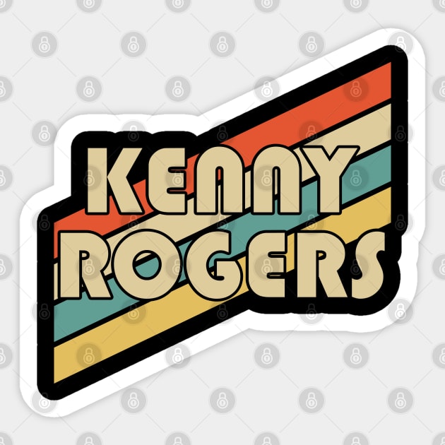 Vintage 80s Kenny Rogers Sticker by Rios Ferreira